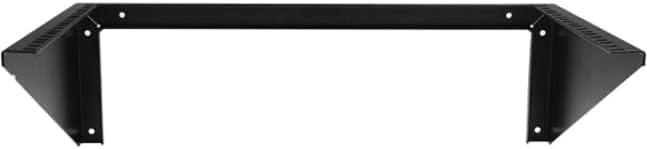 StarTech.com 6U Wall Mount Patch Panel Bracket – 19 in – Steel - Vertical Mounting Bracket for Networking and Data Equipment , TAA (RK619WALLV)
