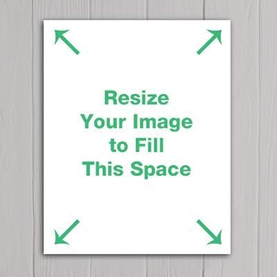 TreeDeal Create Personalized Wall Art with Your Photo on Canvas - Custom Canvas Prints for Family - Personalized Canvas Pictures for Wall to Print Framed (8" X 10")