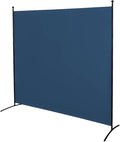 Steel-AID Single-Panel Privacy Room Divider – Folding Partition Privacy Screen for Office, Classroom, Dorm Room, Kids Room, Studio, Conference - 71" x 72" - Easy to Assemble, Freestanding & Foldable