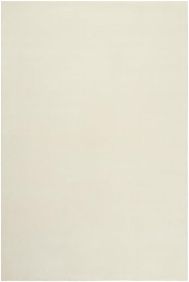 Hand-Tufted Wool Runner Area Rug – Soft Premium Wool Carpet for Living Room, Bedroom & Home Décor – 3X13 ft| Dusty White – Durable, Non-Slip Backing, Handcrafted Rug