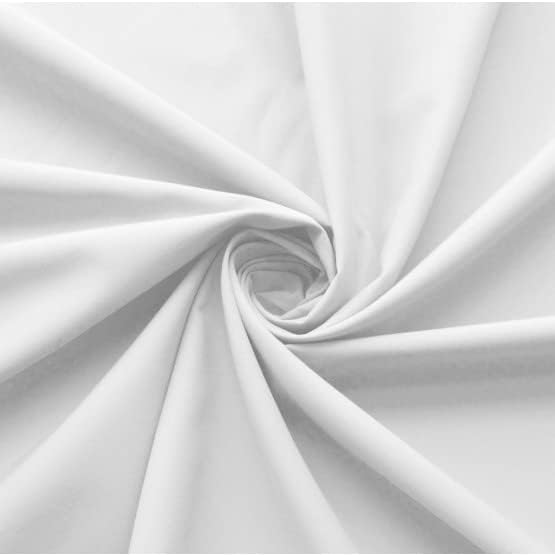 Ruffled Bed Skirt with Split Corners-Dust Ruffle - 15" Drop 100% Microfiber Soft,Sheen & Luxurious Look - Bed Skirts (White -Queen)