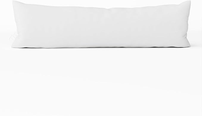 12x48 inch Boudoir Pillow by Looms and Linens with Down Alternative Lumbar Throw Pillow - USA Made Lumbar Pillow Pack of 1