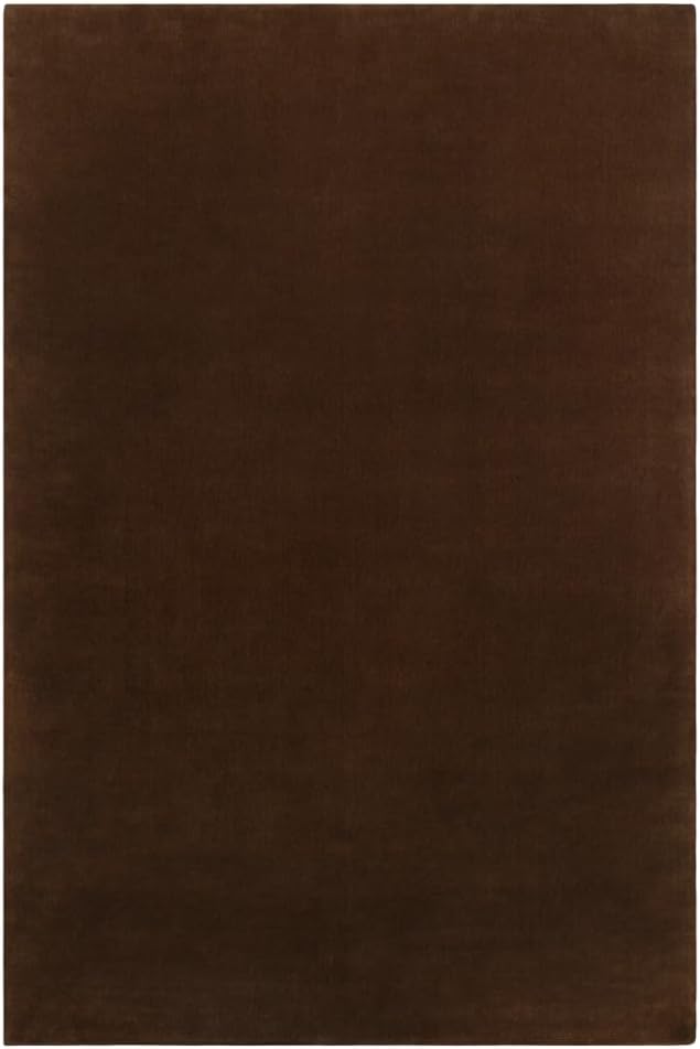 Hand-Tufted Wool Runner Area Rug – Soft Premium Wool Carpet for Living Room, Bedroom & Home Décor – 2.6X9 ft| Walnut – Durable, Non-Slip Backing, Handcrafted Rug