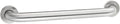Amazon Basics Bathroom Handicap Safety Grab Bar, 18 Inch Length, 1.5 Inch Diameter, Holds up to 500LBs, ADA Compliant, Stainless Steel