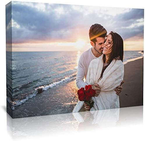 TreeDeal Personalized Wall Art with Your Photo On Canvas - Custom Photo to Canvas Print Wall Art for Living Room Bedroom Home Décor- Digitally Printed(18" x 12")