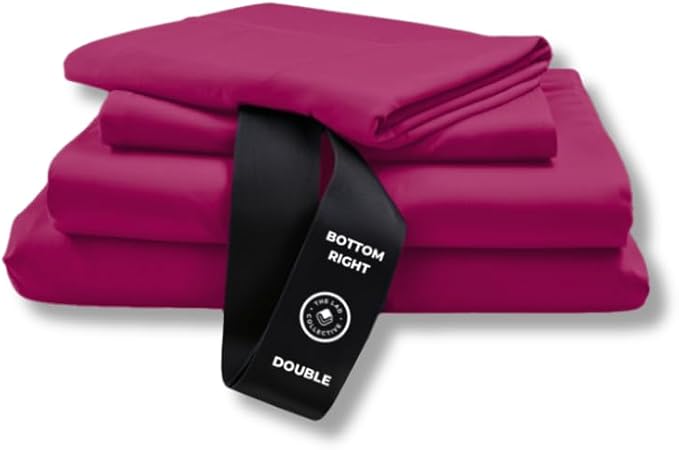 THE LAD COLLECTIVE Single Fitted Sheet, Custom Blend, Soft, Comfortable, Temperature Regulating, & Easy-to-Use - (Queen, Aspen)