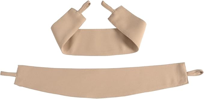 MIUCO Room Darkening Soild Grommet Blackout Curtains Panels for Nursery Window Curtains Set of 2 52x95 Inch Taupe, Bonus 2 Tie Backs Included