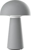 ‎Newhouse Lighting Capri, Fog Gray 2700K Dimmable Cordless USB-C Rechargeable Table Lamp NHTL-CA-GY, Cordless Desk Lamp for Living Room, Bedroom, Coffee Table, and Other Cozy Home Decor