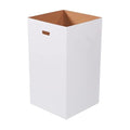 Box USA 50 Gallon 18" L x 18" W x 36" H 10-Pack Cardboard Trash Cans and Recycling Bins, Reusable or Disposable Pop Up Garbage Boxes for Parties, Outdoor Events, Heavy Duty, Plain