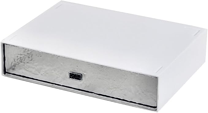 Desk Drawer Organizer, Stackable Plastic Storage Drawer, Grocery Organizer For Stationery/Office Supplies (New White, 1 Compartment)