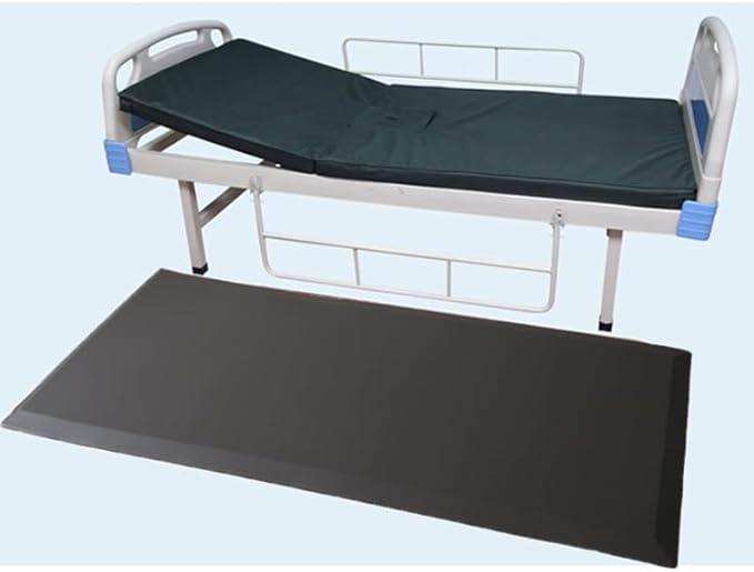 Fall Protection Mat for Elderly - Cushion Safety Mat Reduces Impact - Anti-Slip Fall Mats for Elderly - Bedside Floor Mats-24''x70''x3/4''