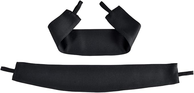 MIUCO 1 Pair Thermal Insulated Grommet 52-Inch-by-95-Inch Blackout Window Curtain Panels with 2 Tie Backs, Black