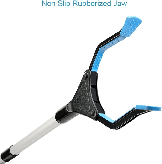 Grabber Reacher Tool, 34" Grabbers for Elderly, Lightweight Extra Long Handy Trash Claw Grabber, Mobility Aid Reaching Assist Tool for Trash Pick Up, Nabber, Litter Picker, Arm Extension (34"Blue)