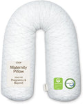 Coop Home Goods Original Adjustable Maternity Pillow, with Memory Foam and Washable Cover, Body Pillow for Pregnancy, Side Sleeper and Full Body Support During Pregnancy