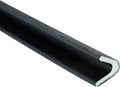 Adhesive V Shape Weatherstrip, Weather Stripping Door Seal Strip Foam Door Frame Insulation Side Jamb Bottom Groove Gap Filler Soundproof V Weatherstripping (Black, 1/2 in x 1/2 in x 26 Ft)