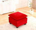 Loveseat Sofa Cloud Sofa Couch 50'', Modern Loveseats 2 Seat Couch with 2 Pillows for Small Spaces/Apartment/Studio/Office/Bedroom/Living Room 8834-RED-O