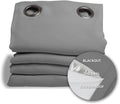 Moondream 3-in-1 Sound Insulation Curtain with Noise-Blackout-Thermal Insulation, Patented Technology, 55" Width x 84" Length, Grey (Cloud MC09), Grommet, 1 Panel