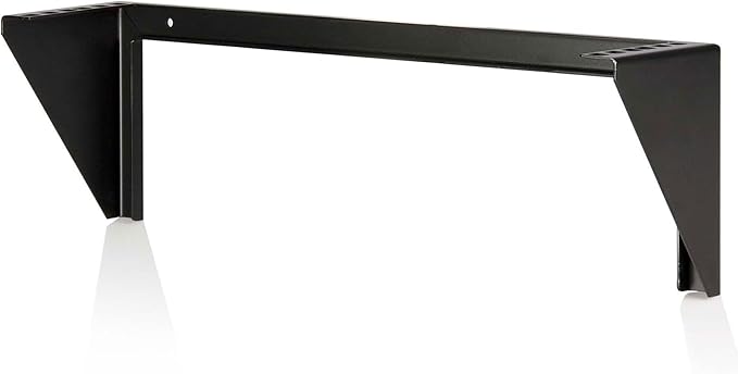 StarTech.com 2U Vertical Wall Mount Patch Panel Bracket - Steel Rack Mount Bracket w/Hardware for 19" Network, Server and Data Equipment , TAA (RK219WALLV)