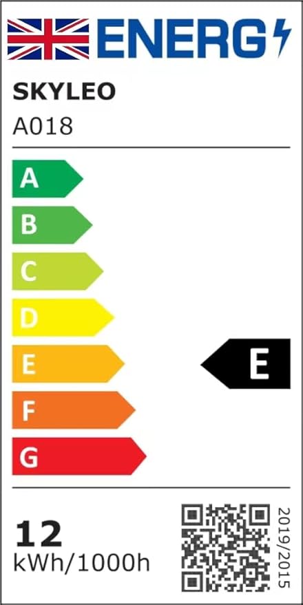 SKYLEO Desk Lamp - LED Desk Light - 5 Color Modes X 11 Brightness Levels - Adjustable Swing Arm - Timmer & Memory Function - 12W Lamp for Desk - Blue