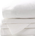 Red Land Cotton Luxury Sheet Set | 100% American Grown Cotton Basics | Premium Hotel Ultra-Soft Lightweight 4 Piece USA Made Deep Pocket Fitted, Flat Sheet & pillowcases Percale Weave (Cal King/White)