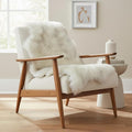 Super Area Rugs Gray & White Mix Sheepskin Rug Genuine Single 2x3ft Pelt Fluffy Fur Seat Cushion and Chair Cover