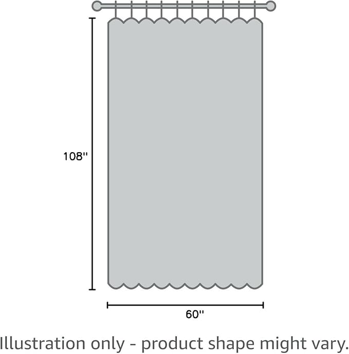 DONREN Patio Door Half Blackout Curtain Panels,108 inch Length Ceiling to Floor Extra Long Energy Efficient Drapes Curtains for Sliding Glass Door(Pure White,2 Pieces,5FT x 9FT,W 60 x L108)