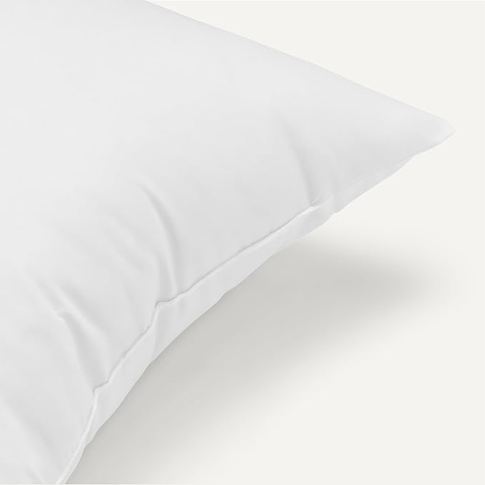 Amazon Basics Square Hypoallergenic Pillow Insert, Sofa Bed Couch Decorative Stuffer, 20", 4 Pack