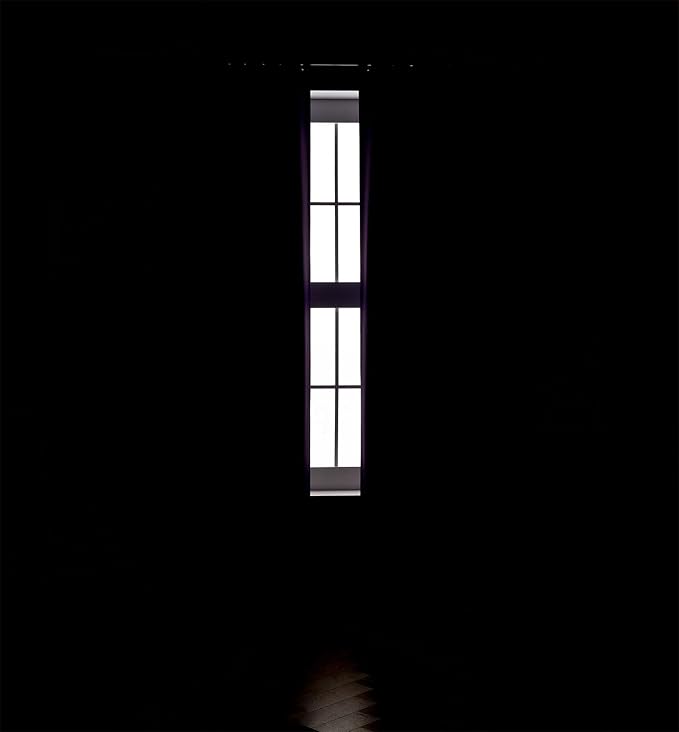 MIUCO 2 Panels Room Darkening Thermal Insulated Grommet Window Blackout Curtains for Bedroom 95 Inches Long Purple