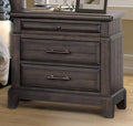 2 Drawer Nightstand Set of 2, Matching Bedside Tables with Modern Design and Easy-to-Clean Surfaces
