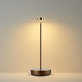 Cordless LED Table Lamp，Rechargeable Battery Desk Lamps, 3 Color Stepless Dimmable Metal Battery Table Lamps, Portable Table Light for Indoor/Outdoor/Restaurants/Bedroom/Bar