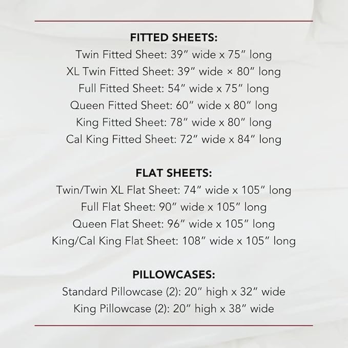 Red Land Cotton Luxury Sheet Set | 100% American Grown Cotton Basics | Premium Hotel Ultra-Soft Lightweight 4 Piece USA Made Deep Pocket Fitted Flat Sheet & pillowcases Percale Weave (Twin XL/Natural)