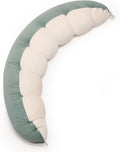 Peallow(Pat. Pend) – Long Round Body Pillow for Adults, Bolster Pillow for Sleeping, Soft and Supportive Pillow for Sleeping & Lumbar Support
