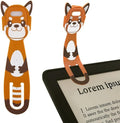 Rechargeable Book Light for Kids at Night – Portable Clip-On LED Light with Dimmable Brightness Ideal for Kids & Adults, Bedtime & Travel–Eye-Caring, Flexible, Gift for Book Lovers,Brown
