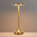 EJQ Rechargeable Cordless Table Lamp, 6000mAh Battery Operated LED Table Lights,Touch Control - 3 Color Dimmable for Bedroom, Patio, Cofee, Outdoor,Dining Home,Restaurant&Living Room-Gold