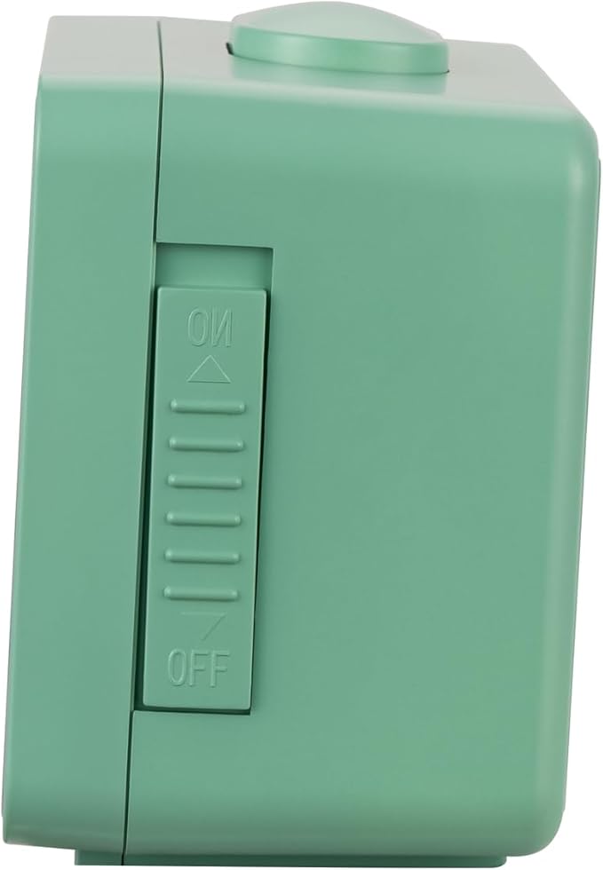 Retro Analog Alarm Clock,Battery Operated,4" Vintage Decor for Bedroom, Nightstand, Bedside, Desk, Table,Silent,Lighted on Demand and Snooze,Ascending Beep Sounds,Easy to Set(Green)