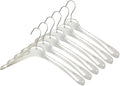 All Hung Up Hangers Plastic Coat Hangers, Clothes Hangers (Smokey Clear, 36pk)