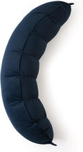 Peallow(Pat. Pend) – Long Round Body Pillow for Adults, Bolster Pillow for Sleeping, Soft and Supportive Pillow for Sleeping & Lumbar Support (Teal Blue,39")
