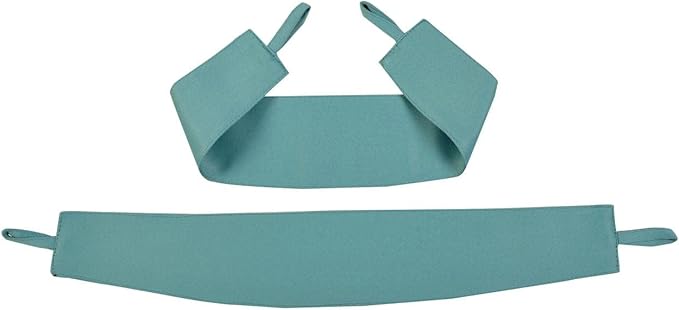 MIUCO 1 Pair Thermal Insulated Grommet 52-Inch-by-95-Inch Blackout Window Curtain Panels with 2 Tie Backs Teal