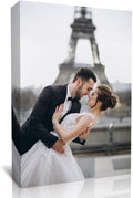 TreeDeal Custom Prints with Your Lover Photos on Canvas for Wedding, Family, Party - Personalized Canvas Pictures for Wall to Print Framed (16" x 24")
