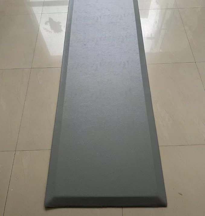 Fall Protection Mat for Elderly - Cushion Safety Mat Reduces Impact - Anti-Slip Fall Mats for Elderly - Bedside Floor Mats-24''x70''x3/4''-Grey