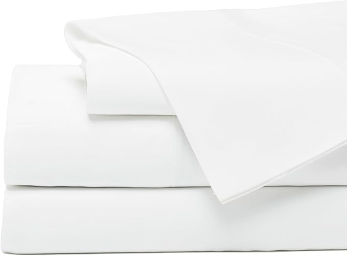 Cozy Earth Luxury Bed Sheet Set - 100% Viscose from Bamboo Fabric, Ultra-Soft & Breathable, Fits Regular & Deep Pocket Mattresses up to 20" - 4 Pieces Queen Sheet Set White