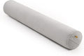 Long Pillow for Bed – Round Bolster Pillow for Adults, Body Pillow for Sleeping, Ergonomic Support,47.24x 7.87 Inches,Silver Gray