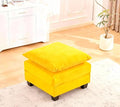 Loveseat Sofa Cloud Sofa Couch 50'', Modern Loveseats 2 Seat Couch with 2 Pillows for Small Spaces/Apartment/Studio/Office/Bedroom/Living Room 8834-YELLOW-O