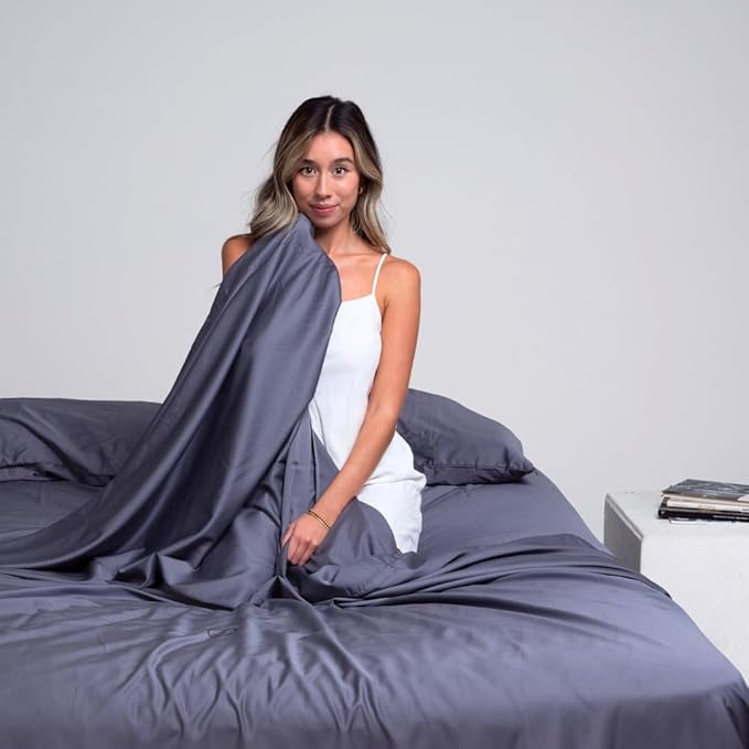 THE LAD COLLECTIVE 2.0 Bedding Set - 4 Piece Sheet & Pillow Case Set, Custom Cotton Blend, Soft, Comfortable, Temperature Regulating, & Easy-to-Use - (Twin XL, Yosemite)