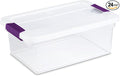 Sterilite 24-Pack ClearView Latch Box, Stackable Storage Organizer Bins for Home, 15 Quart