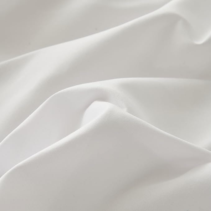 Bed Skirt Queen Size Ruffled Bed Skirt with Split Corners, Queen Bed Skirts 16 Inch Drop with Platform, White, 16'' Queen