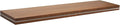 HÜNGSMART 60 Inch Wooden Floating Shelf – Supports 300lbs - Engineered Wood 5 Foot Long –Walnut Finish with Stainless Steel Insert– Includes Laser Welded Precision Wall Bracket (60 x 11 13/16 inches)