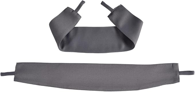 MIUCO 1 Pair Thermal Insulated Grommet 52-Inch-by-84-Inch Blackout Window Curtain Panels with 2 Tie Backs, Dark Grey