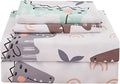 JSD Dinosaur Kids Sheet Set Full Size, 4 Piece Palm Tree Printed Microfiber Bed Sheets Deep Pocket
