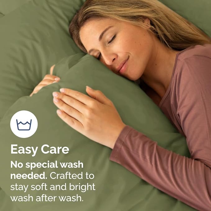 Queen Pillow Cases Set of 6 - Ultra Soft Hotel Quality Pillowcase Covers - Comfy, Cozy & Wrinkle Free - Shrink, Stain & Fade Resistant - Machine Washable Pillow Protectors - 6 Piece Set - Sage Green
